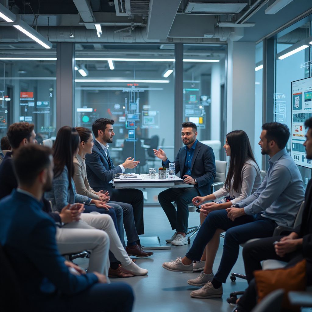 Fondatori di FuturoIA durante i primi anni