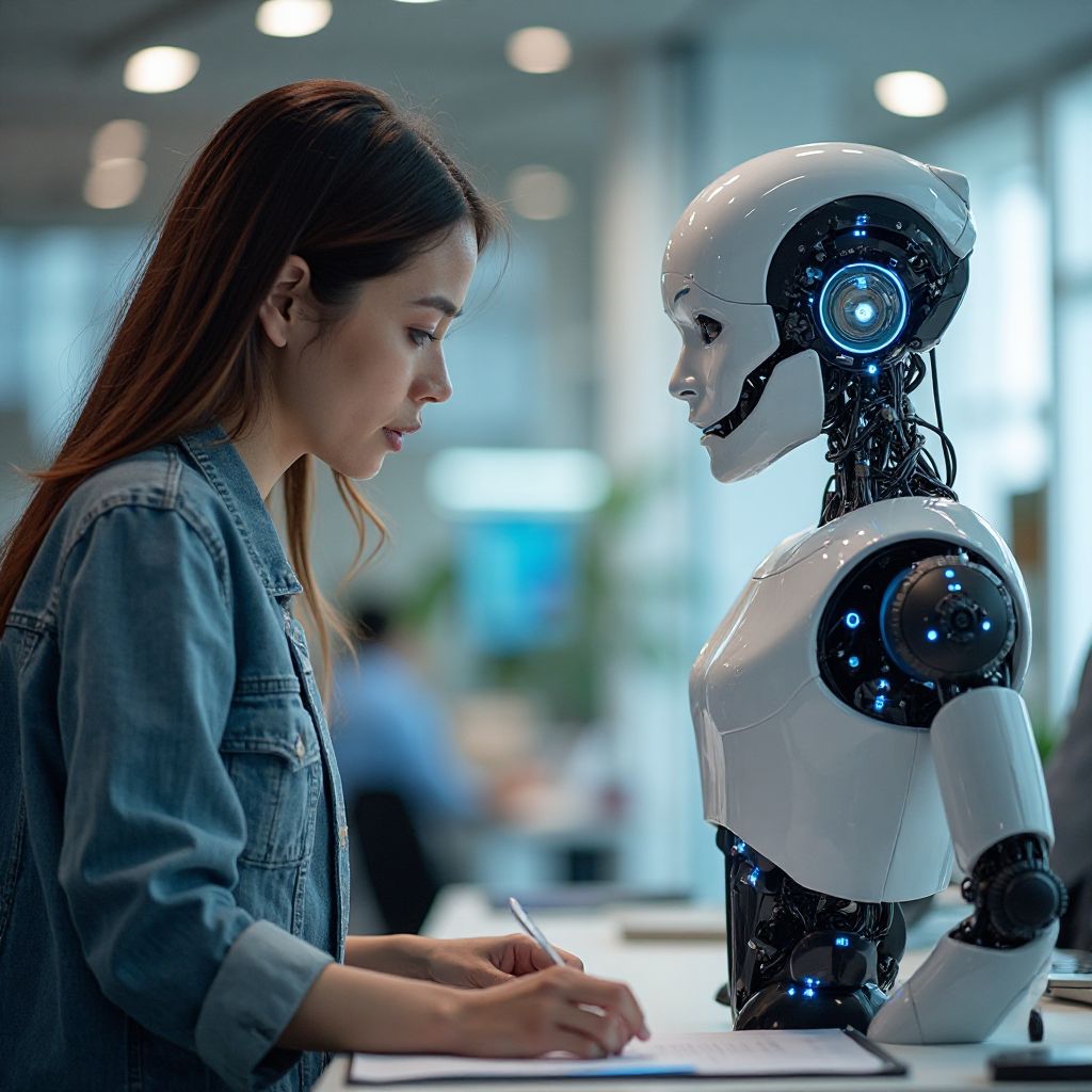 Collaborazione umano-robot assistita da IA